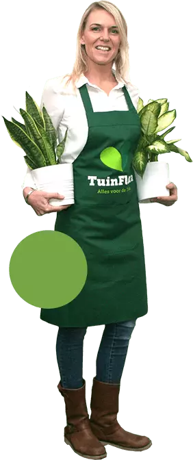 customer service girl garden center